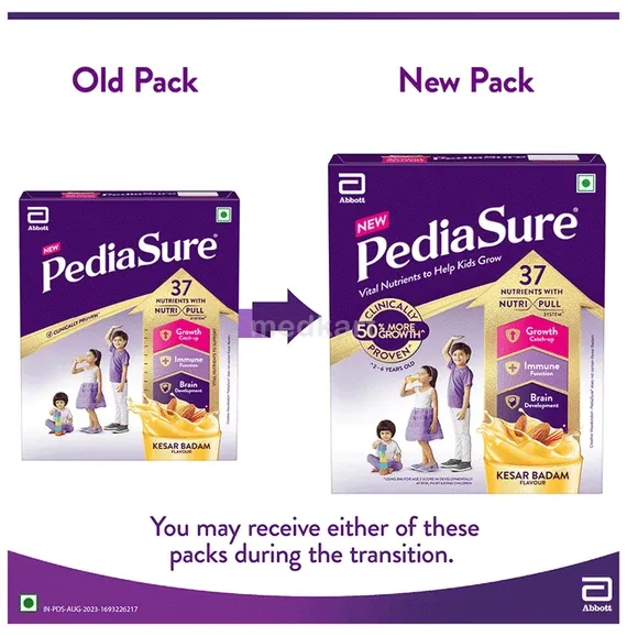 pediasure kesar badam powder 200 gm